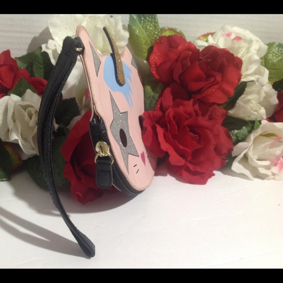 Betsey Johnson Unicorn Wristlet Bag Purse Wallet - Picture 2 of 16
